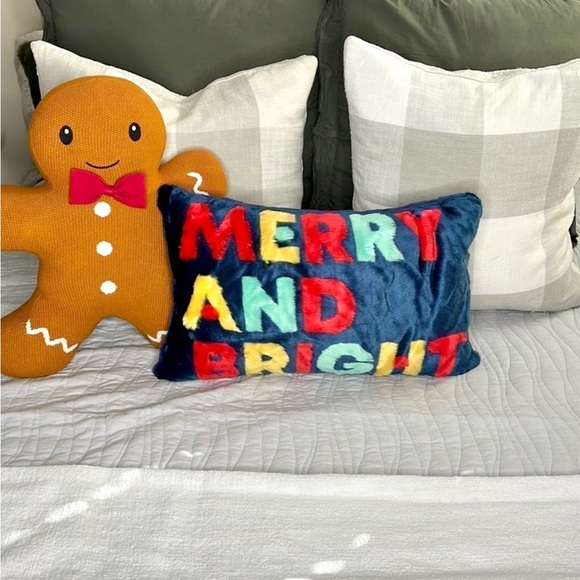 Merry and Bright Colorful Pillow - Picture 3 of 7